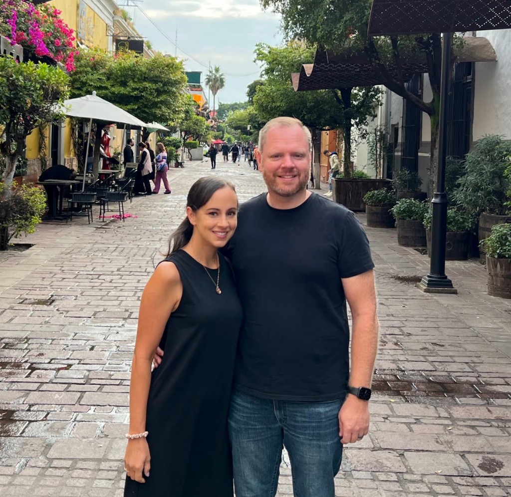 Luke Nisly and his wife Elaine traveling together